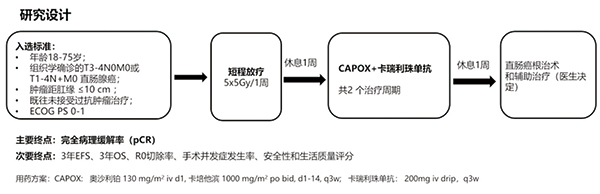 局部晚期直腸癌 新輔助短程放療聯(lián)合卡瑞利珠單抗和化療pCR率達(dá)48%