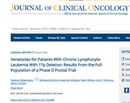 合并del（17p）CLL Venetoclax后線治療安全有效
