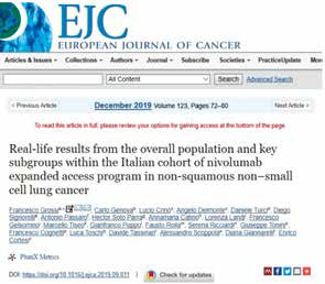 非鱗狀NSCLC 納武利尤單抗超進(jìn)展應(yīng)用仍有效