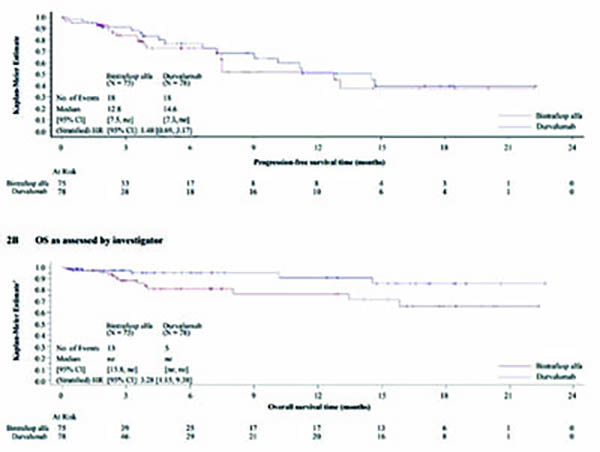 不可切除的Ⅲ期NSCLC cCRT中聯(lián)合Bintrafusp alfa不優(yōu)于聯(lián)合度伐利尤單抗