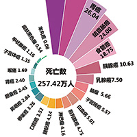 2022年我國癌癥死亡情況