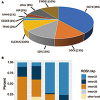 ROS1重排NSCLC ROS1抑制劑初治者使用foritinib有全身活性和顱內活性